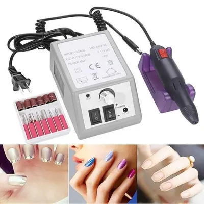 Kit profesional freza unghii cu 6 capete