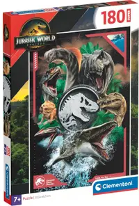 Puzzle pentru copii Clementoni, 180 piese – Jurassic World: Renașterea