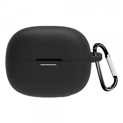 Husa Techsuit Silicone pentru Xiaomi Redmi Buds 6 Pro, Neagra