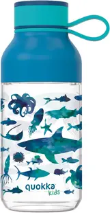 Sticlă de apă pentru copii Quokka Kids - Ice, Sea Animals, 430 ml