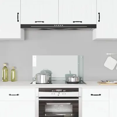 vidaXL Panou antistropi bucătărie transparent 80x40 cm sticlă securiz.