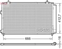 Condensator climatizare (cu uscator) potrivit TOYOTA RAV 4 IV 2.0-2.5 12.12-09.19