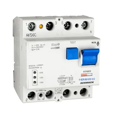 Intreruptor dif.PRIORI 80A, 4-poli, 300mA, vsf, S, tip A