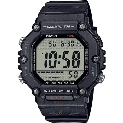 Ceas Casio Casio AE-1600H-1AVEF Mens Watch Timeless Collection 50mm 10ATM