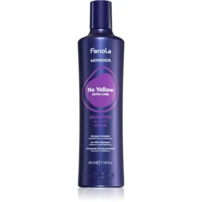 Fanola Wonder No Yellow Extra Care Shampoo șampon pentru neutralizarea tonurilor de galben 350 ml
