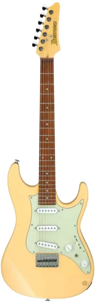 Chitară electrică Ibanez AZES31 IV, galben/alb