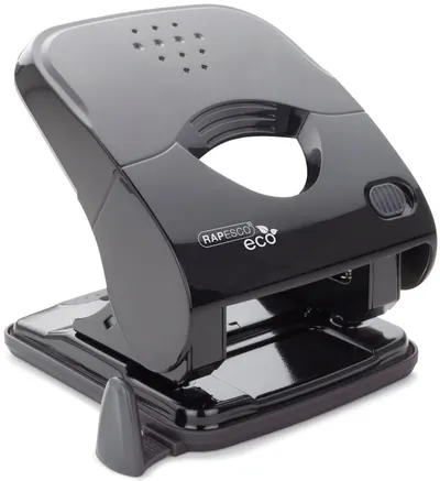 Perforator Rapesco - Eco X5-30PS, pentru 30 file, negru
