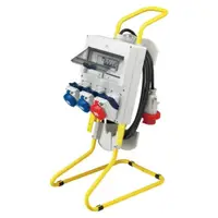 Organizator Santier C Acs - Wired - Withe Support Cable and Plug Iec 309 3p+n+e 32a - 1 Socket-Outlet 2p+e 16a + 1 3p+n+e 16a + 1 3p+n+e 32a-Ip55