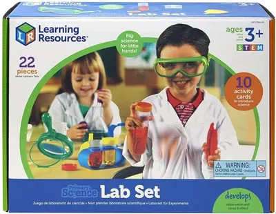 Kit științific Learning Resources - Laborator de chimie, 22 piese