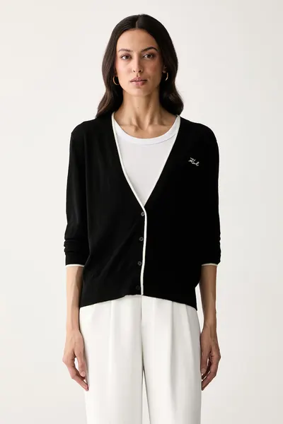 Karl Lagerfeld cardigan pentru femei din lână