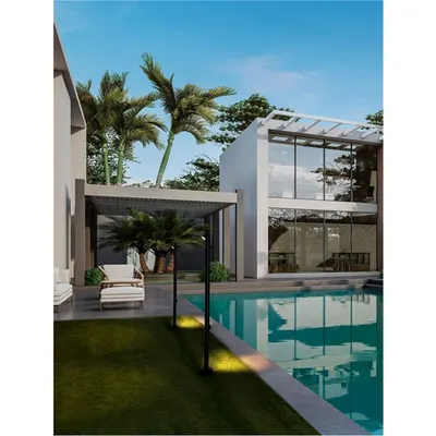Pitic LORD Nisipiu Negru Aluminiu LED · 8 Wat 220-240 Volt 356 Lm · 3000K IP65