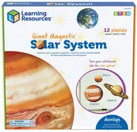Trusă educațională Learning Resources - Sistem solar magnetic, mare