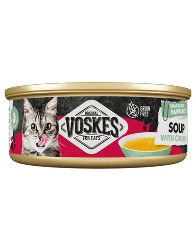 Supă pentru pisici cu pui, pentru hidratare VOSKES Soup with Chicken 50 g