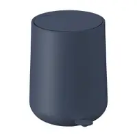Coș de gunoi albastru închis cu pedală din plastic 5 l Nova – Zone