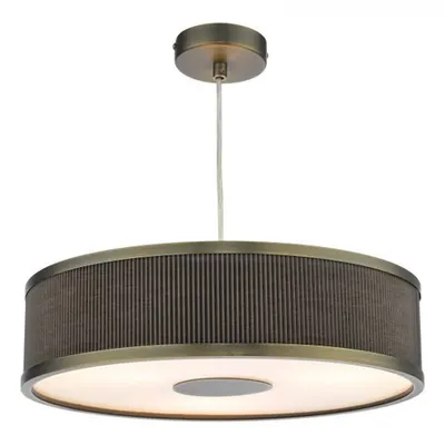 Lampa suspendata Alvaro 3 Light Single Pendant Antique Bronze Mushroom