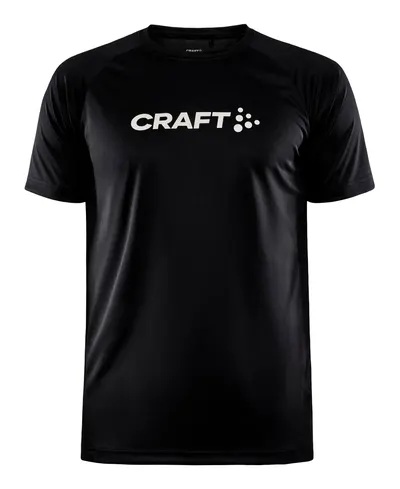 Tricou cu Mânecă Scurtă Craft Core Essence Logo Negru