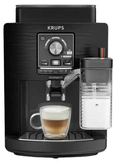 Aparat de cafea Krups - Intensity Milk EA5028E0, 15 bar, 1,7 l, negru