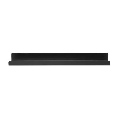 Raft din metal pentru baie Blomus, lungime 51 cm, negru