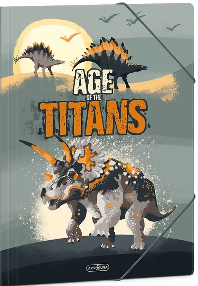 Ars Una Age of the Titans dosar cu gumă de șters - A4