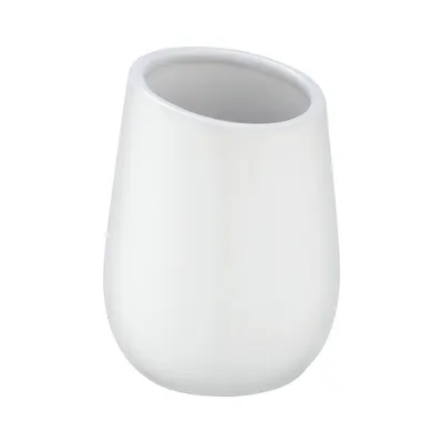 Suport din ceramică pentru periuțele de dinți Wenko Badi, alb
