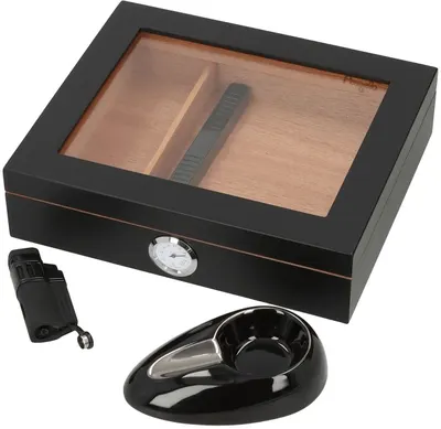 Set de trabucuri Angelo - Negru, 4 piese