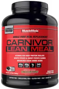Carnivor Lean Meal, fudge de ciocolată, 1910 g, Muscle Meds
