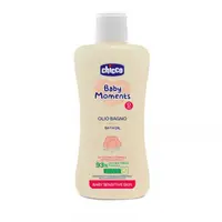 Ulei de baie dermatologic Baby Moments Sensitive 0 luni+, 200ml, Chicco