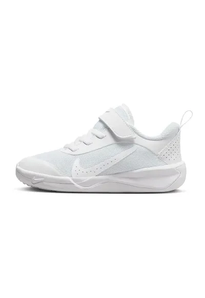 Pantofi Omni Multi-Court cu inchidere velcro pentru tenis - Alb optic