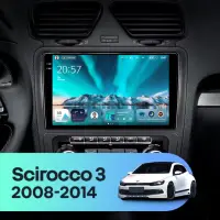 Navigatie Auto Teyes CC4 Volkswagen Scirocco 2008-2017 6+64GB 9.5" QLED Octa-core 2.7Ghz, Android 4G Bluetooth 5.1 DSP