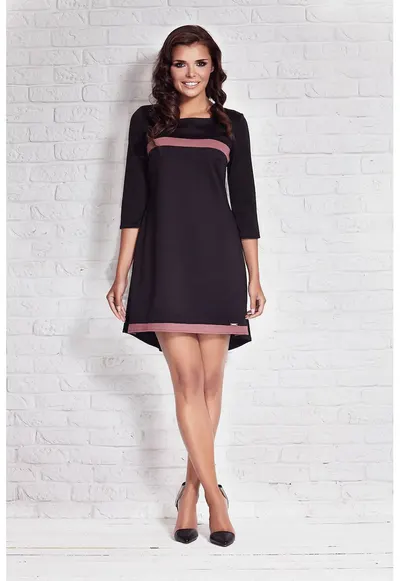 Rochie dama Poliester - M030 - Neagra