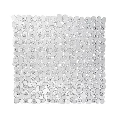 Covor baie anti-alunecare Wenko Paradise, 54 x 54 cm, transparent
