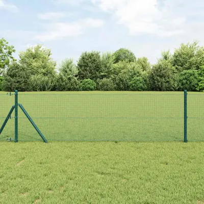 vidaXL Gard din sârmă sudată 5000 x 60 cm Verde