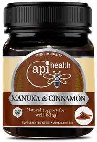 ApiHealth Miere de Manuka cu scorțișoară, 250 g