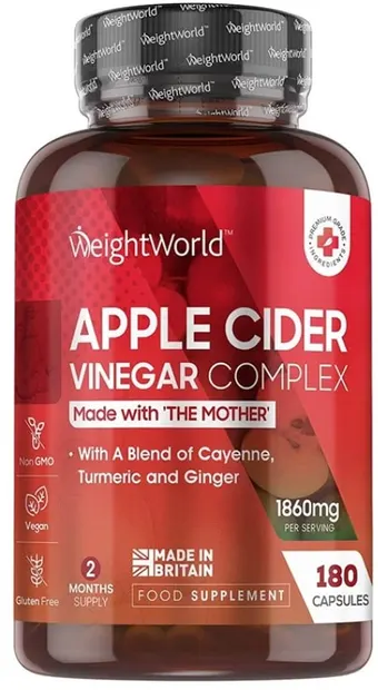 Apple Cider Vinegar Complex, 180 capsule, Weight World
