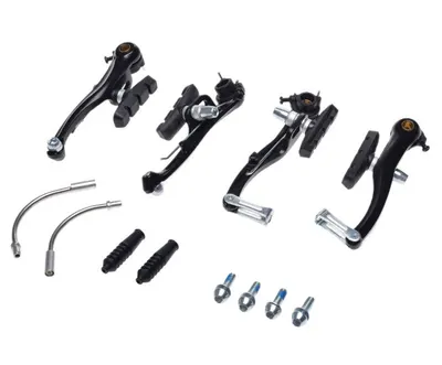 Set frana v-brake, fata-spate biciclete, culoare negru
