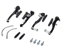 Set frana v-brake, fata-spate biciclete, culoare negru