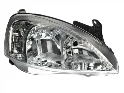 Far fata dreapta (H7, electric, fara motoras, culoare interior: cromat, culoare semnalizator: alb) potrivit OPEL COMBO TOUR, COMBO MINIVAN, CORSA C, CORSA C HATCHBACK -12.02