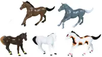 Set de figurine Rappa - caiI, 5 buc. , 6 cm