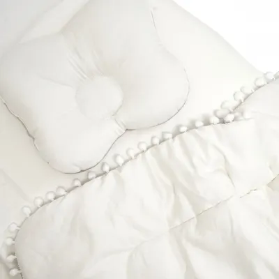 Set lenjerie cu 3 piese 120x60 cm Twins Roz