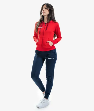 Trening damă Givova LADY roșu/bleumarin S