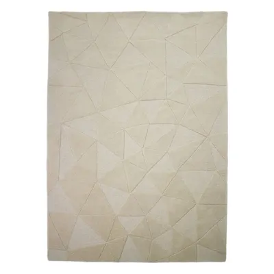 Covor bej țesut manual din lână 160x230 cm Shard – Flair Rugs
