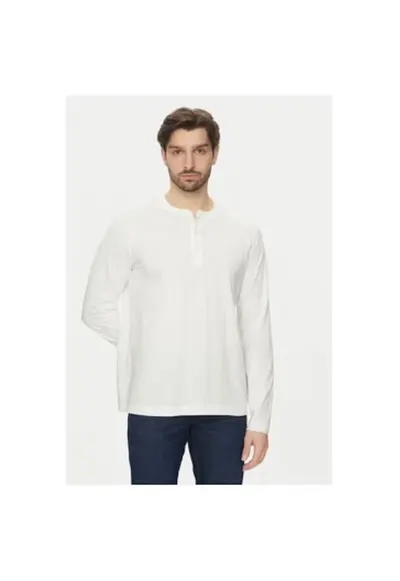 Bluza barbati - 304865565 - Bumbac organic - Bej - Bej