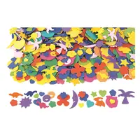 Set de 1000 de forme din spumă: soare, flori, dinozauri, stele, palmieri