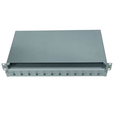 Splicebox gol pentru 12 cuple SC-duplex, 1UV, RAL7035