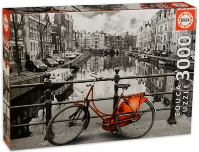 Puzzle Educa din 3000 de piese - Amsterdam
