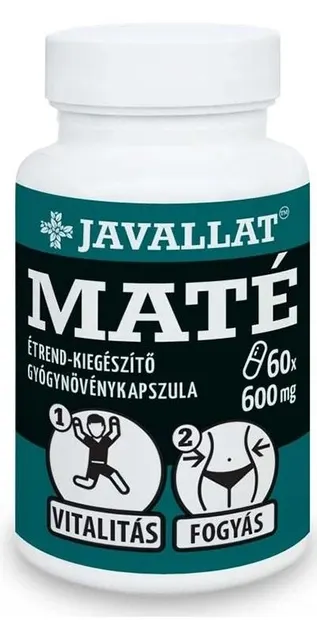 Yerba Mate, 600 mg, 60 capsule, Javallat