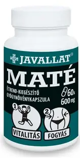 Yerba Mate, 600 mg, 60 capsule, Javallat