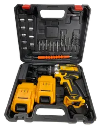UB Trusa Bormasina cu percutie 2 acumulatori 36V 5Ah cu 26 accesorii