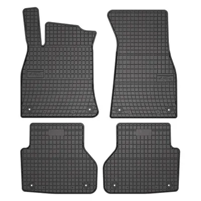 Covor podea FROGUM cauciuc, 4 buc. BASIC, fata spate, set, culoare neagra, potrivit AUDI A6 ALLROAD C7, A6 ALLROAD C8, A6 C7, A6 C8 09.14
