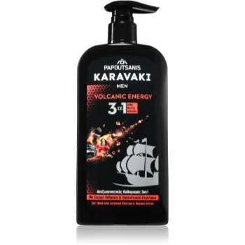 PAPOUTSANIS Karavaki Volcanic Energy gel de curatare 3 in 1